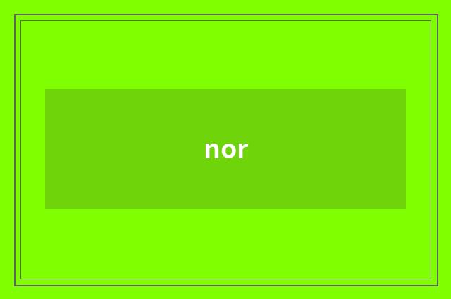 nor