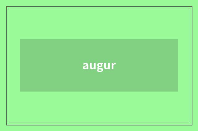 augur