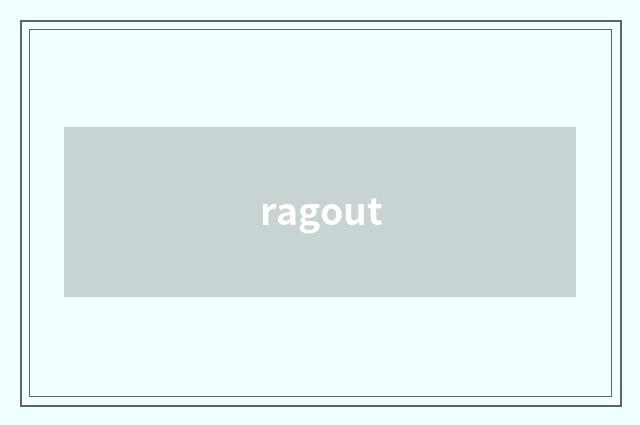 ragout