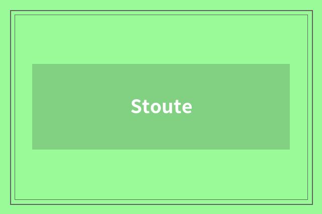 Stoute