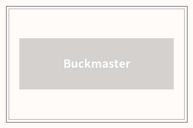 Buckmaster