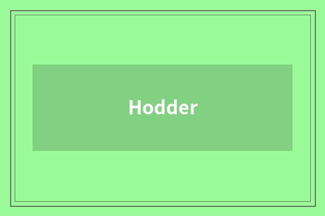 Hodder