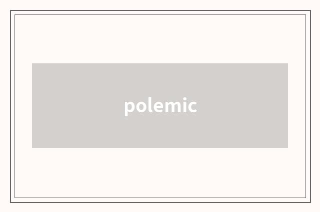 polemic