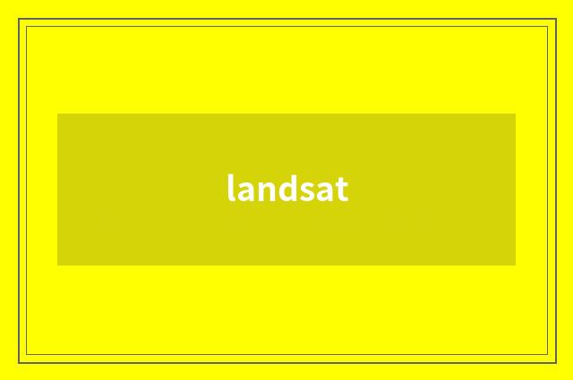 landsat