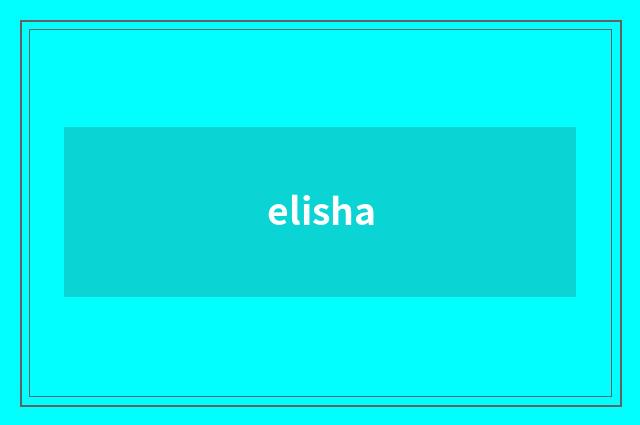 elisha