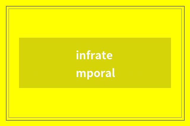 infratemporal