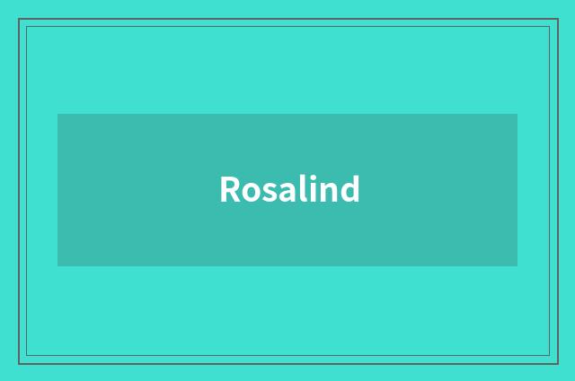Rosalind