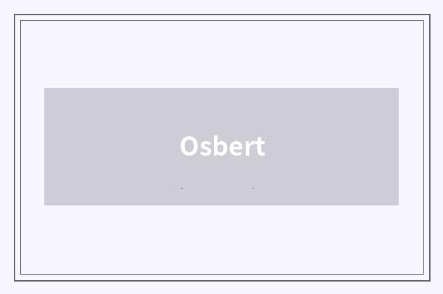 Osbert