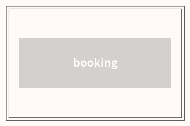 booking