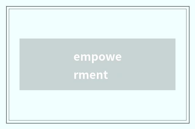 empowerment