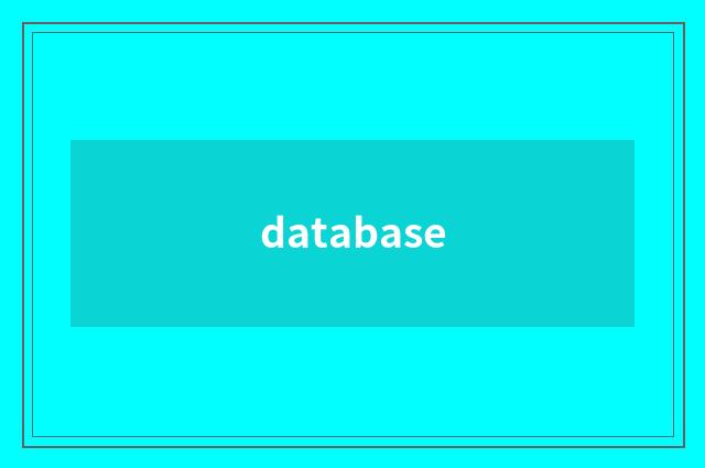 database