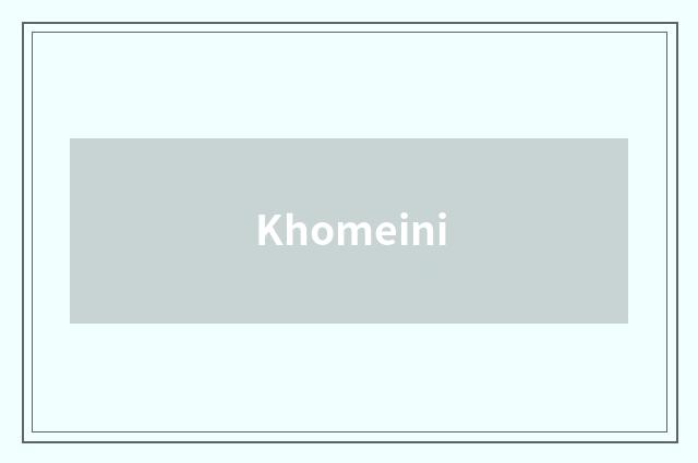 Khomeini