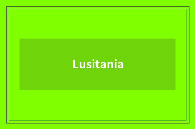 Lusitania