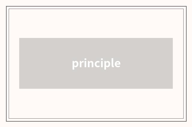 principle