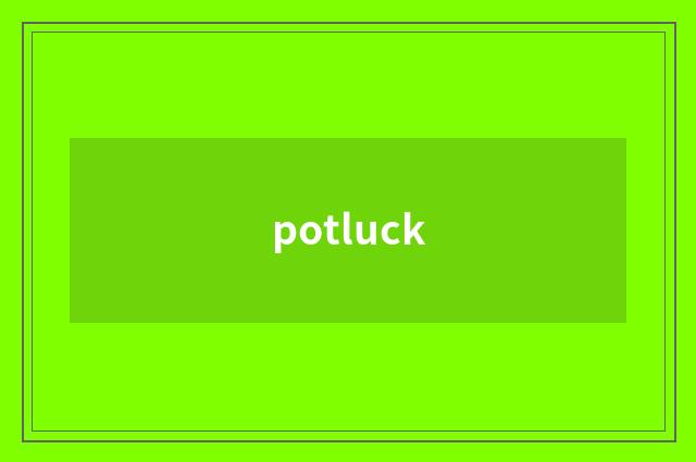 potluck