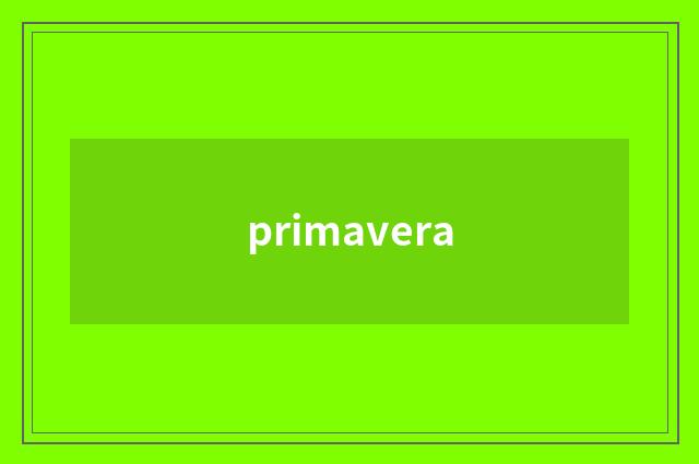 primavera
