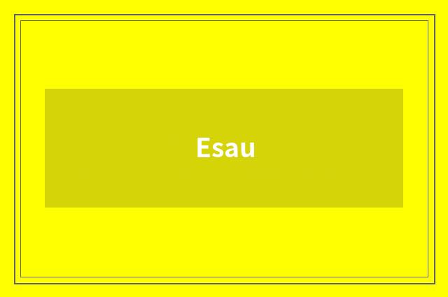Esau