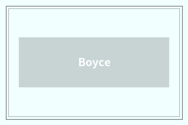 Boyce