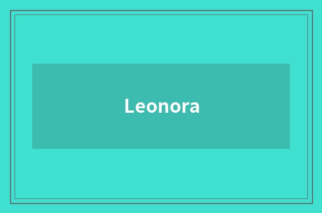 Leonora