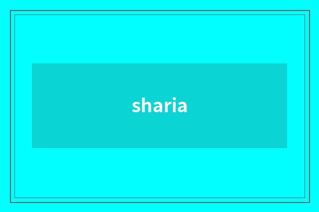 sharia