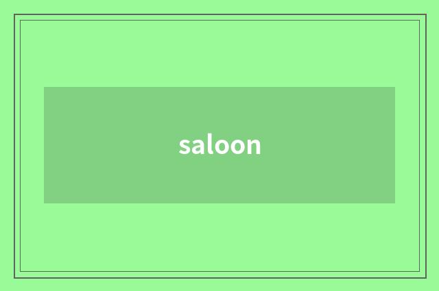 saloon