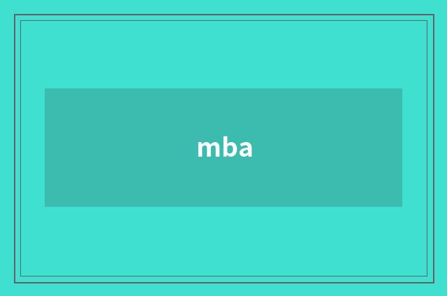 mba