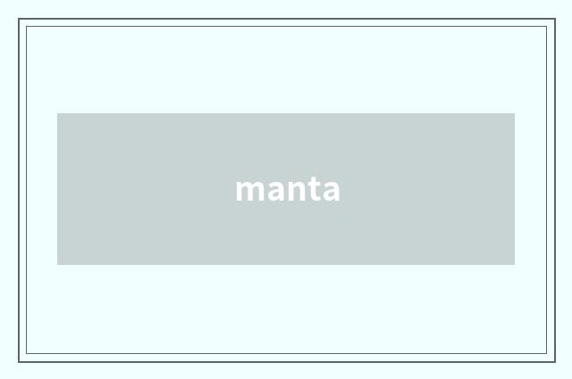 manta
