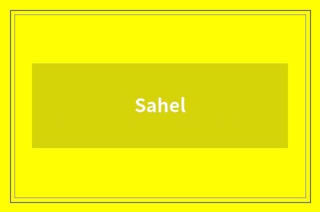 Sahel