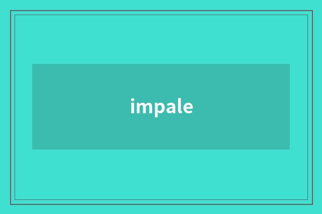 impale