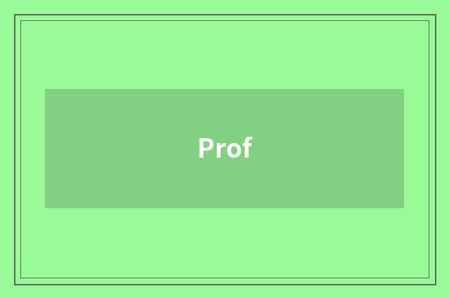 Prof