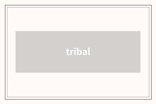 tribal