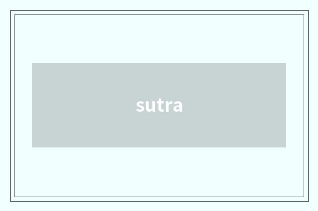 sutra