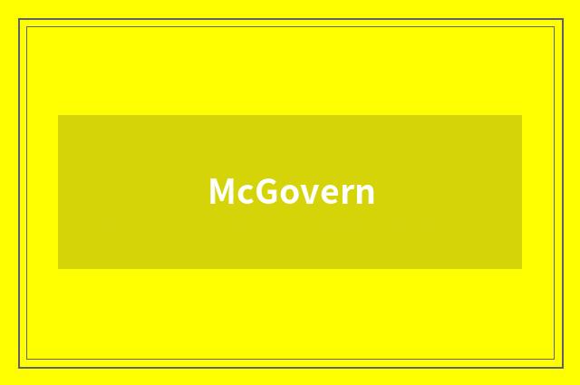 McGovern