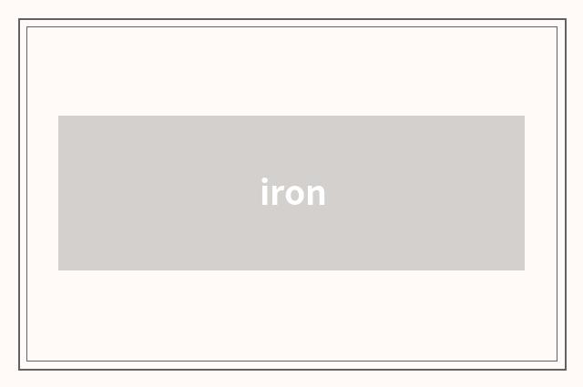 iron