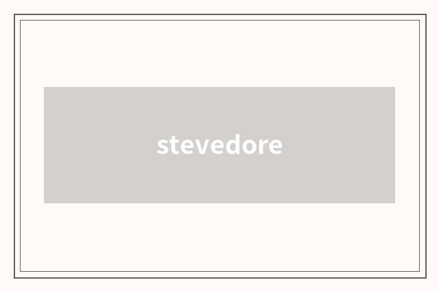 stevedore