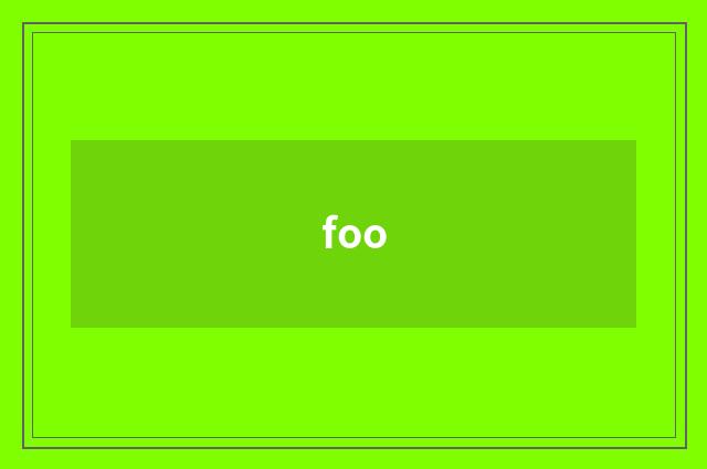 foo