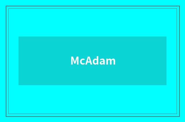 McAdam
