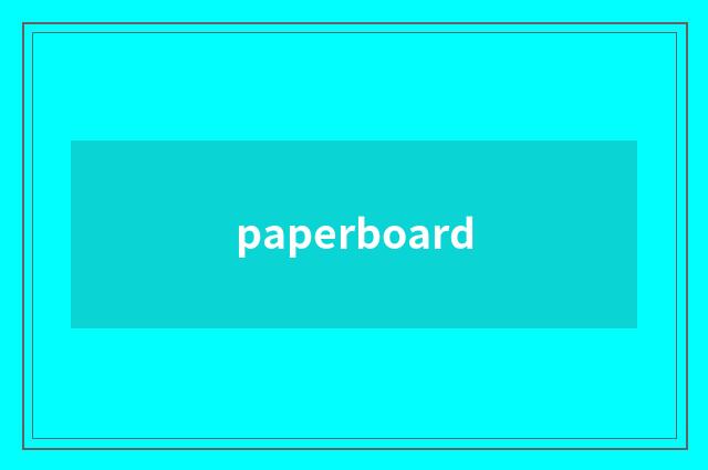 paperboard