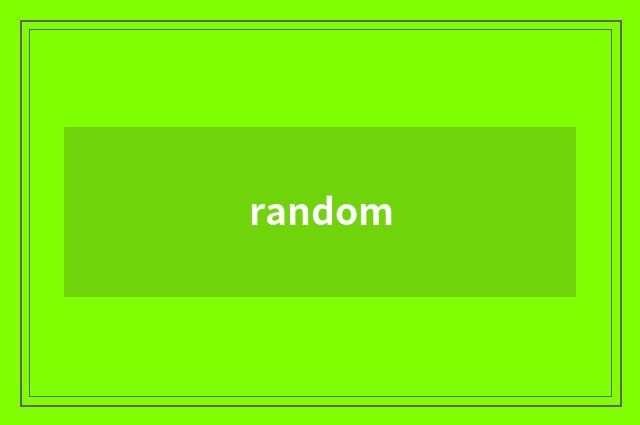 random