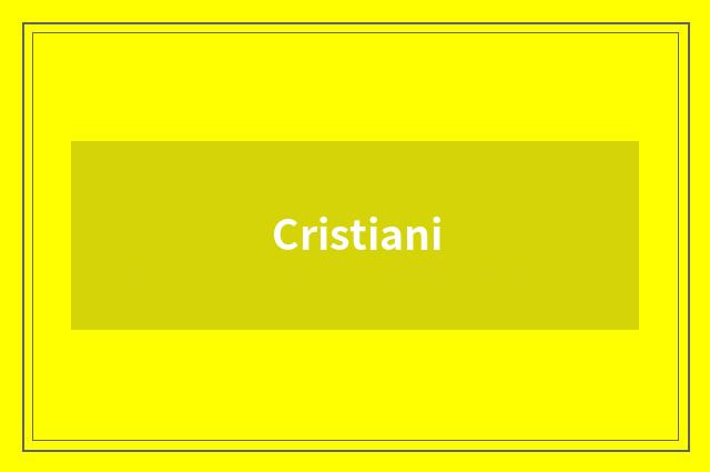 Cristiani