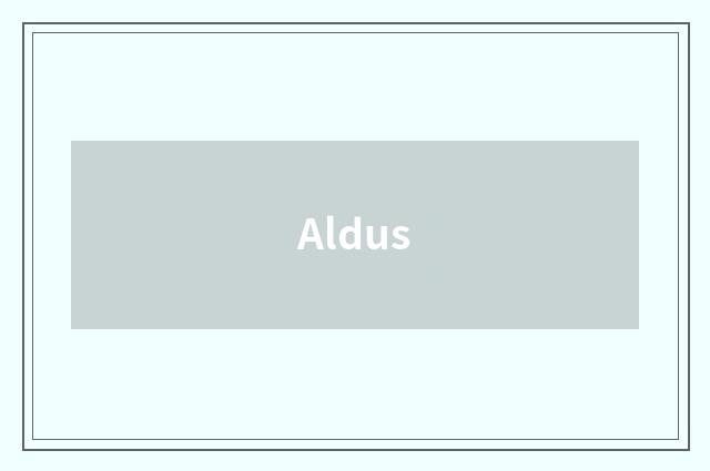 Aldus