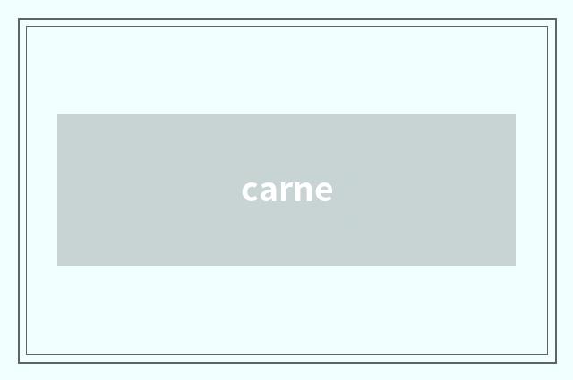 carne
