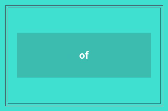 of