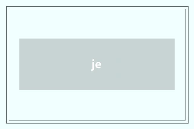 je