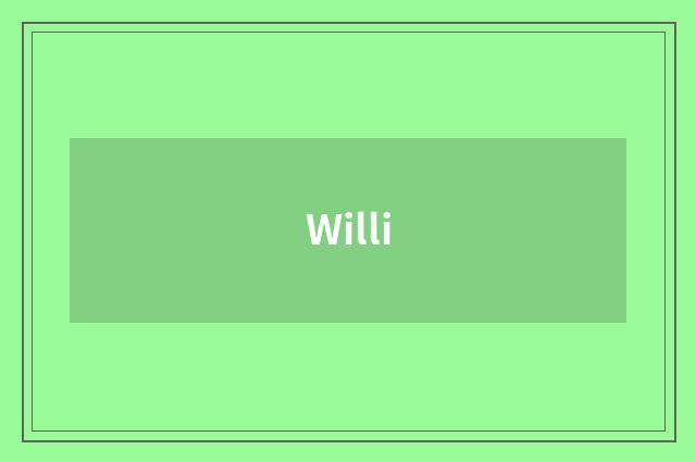 Willi