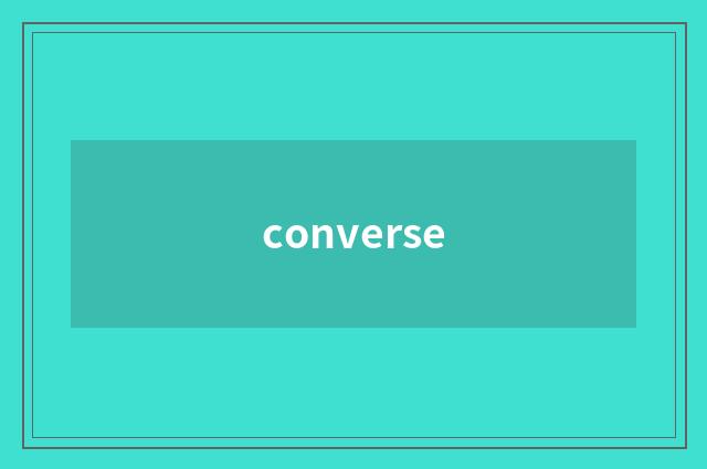 converse