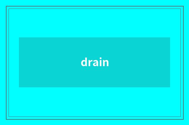 drain