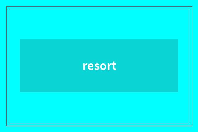 resort