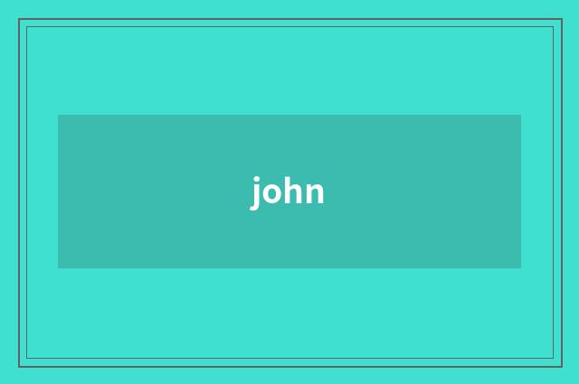 john