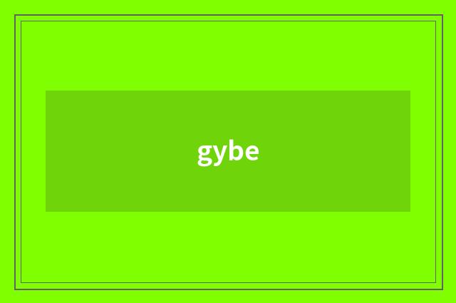 gybe
